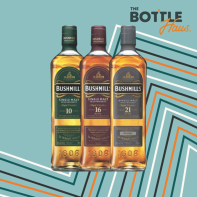 The Bushmills Distillery Haus Bundle 3/750ml